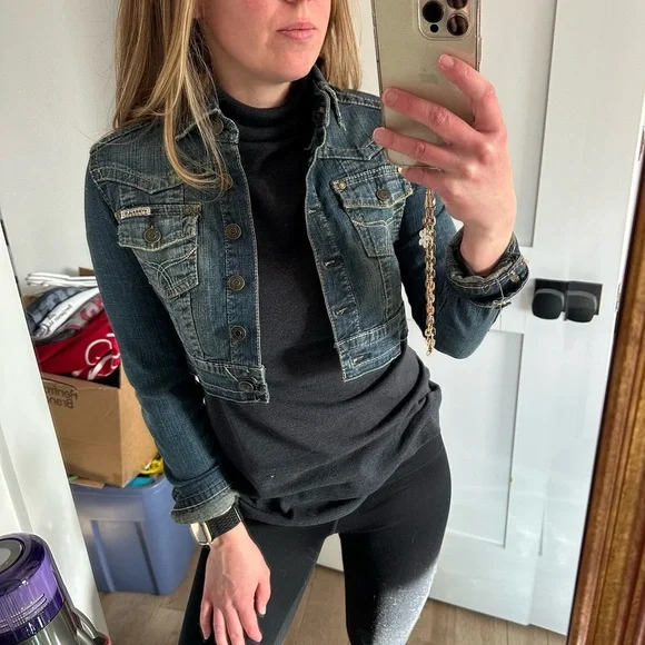 Hydraulics Cropped Denim Jacket - Picture 3 of 9